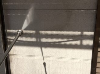 中津川市、外壁のバイオ洗浄