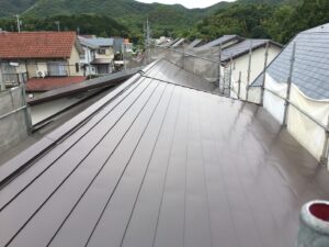 可児市、ガルバ施工後