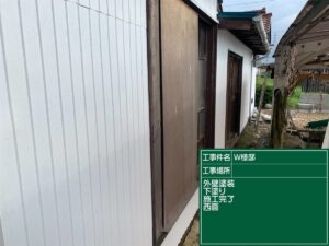 可児市川合、下塗り完了