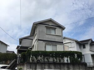 若葉台、屋根外壁塗装、施工前