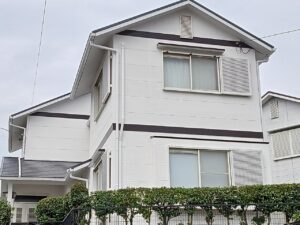 若葉台、屋根外壁塗装、施工御