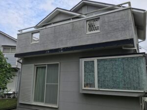 若葉台、屋根外壁塗装、施工前