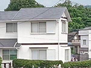 若葉台、屋根外壁塗装、施工後