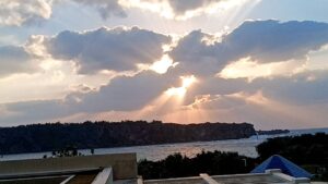 沖縄の夕日