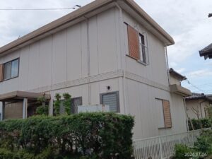 愛岐ケ丘、屋根外壁塗装_施工前