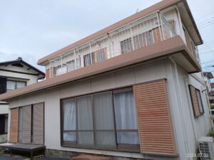 愛岐ケ丘、屋根外壁塗装_施工前