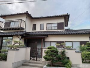可児市大森、外壁塗装、施工後