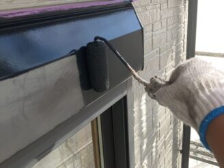 シャッターボックスの塗装|可児市土田