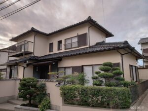可児市大森、外壁塗装、施工後