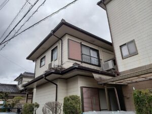 可児市大森、外壁塗装、施工前